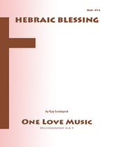 Hebraic Blessing Unison choral sheet music cover